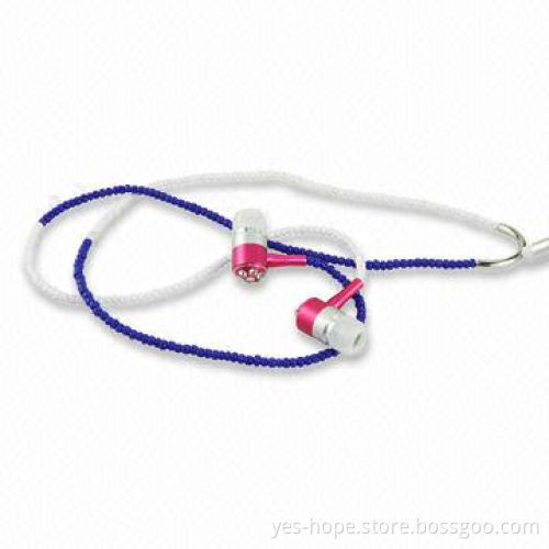 20Hz to 20kHz Handsfree Wired Earphone with Digital Stereo Sound and 60mW Maximum Input Power